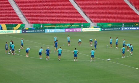 Treino da Seleção Brasileira no Mané Garrincha