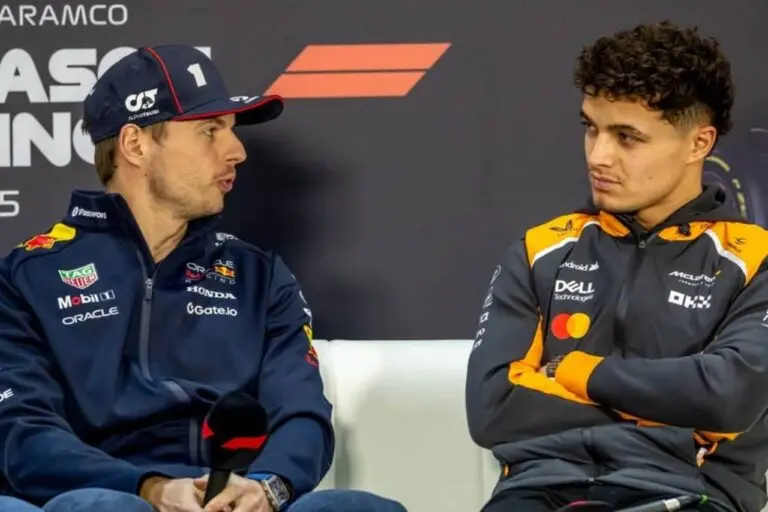 Verstappen e Lando Norris