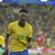 Vini Jr com a Seleção Brasileira