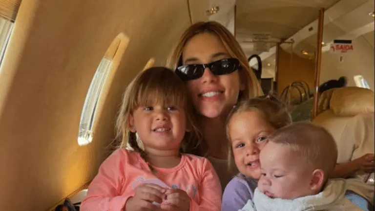 Virginia Fonseca com filhos