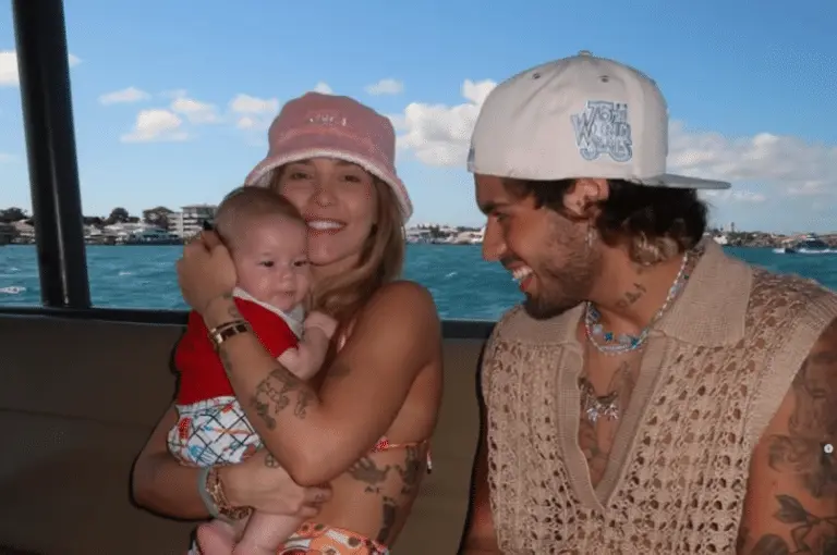 Virginia com Zé Felipe e José Leonardo