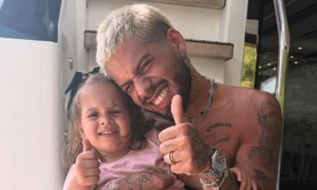 Zé Felipe com Maria Flor