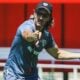 Zubeldía no treino do São Paulo
