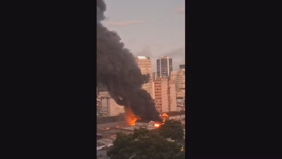 incendio rio de janeiro - Foto: Reprodução Globo