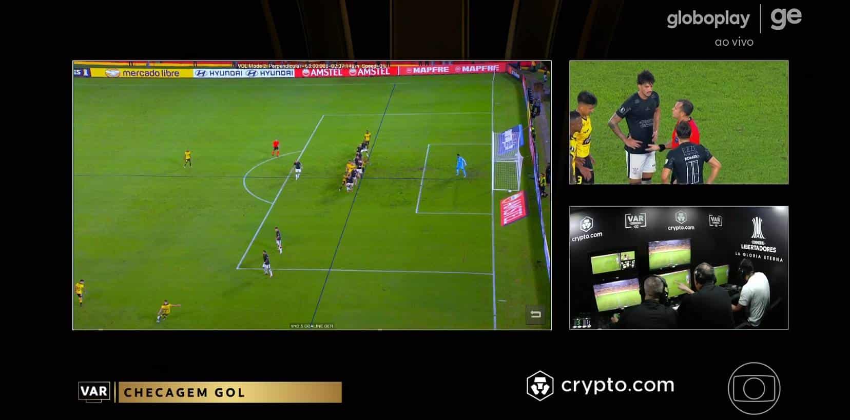 var impedimento Corinthians - Foto: Globo (2)