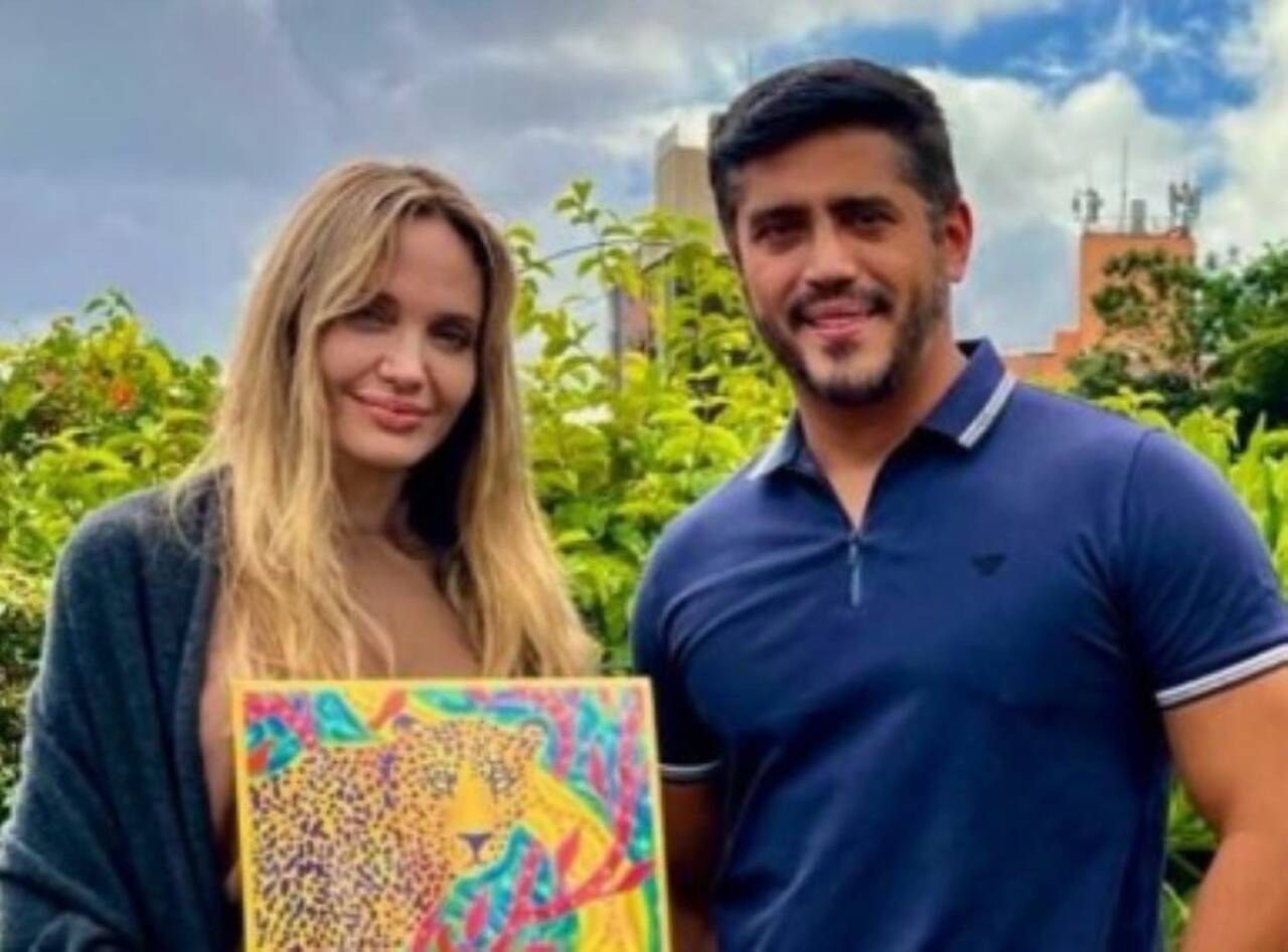 Angelina Jolie explora projeto social do Instituto Alok com povos indígenas em visita ao Brasil