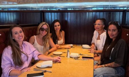 Bruna Biancardi e Rafa com amigas