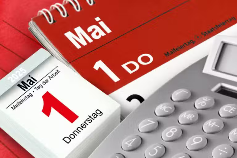 Calendário 1 de maio