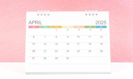 Calendario Abril 2025