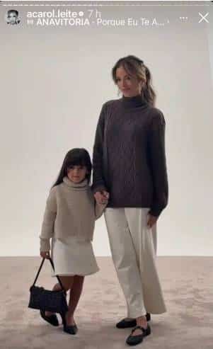 Carol e filha Esther