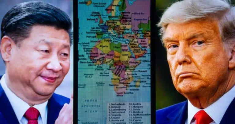 China x EUA - Giovswastika / Shutterstock.com