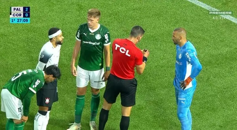 Confusão no jogo Palmeiras e Corinthians