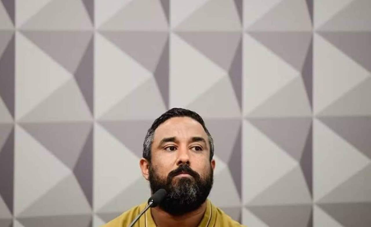 Empresário Daniel Pardim teve a prisão em flagrante decretada pela CPI das Bets; ele é acusado de falso testemunho — Foto: Saulo Cruz/Agência Senado