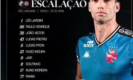 Escalação confirmda