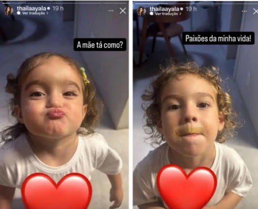 Filhos de Thaila Ayala e Renato Góes