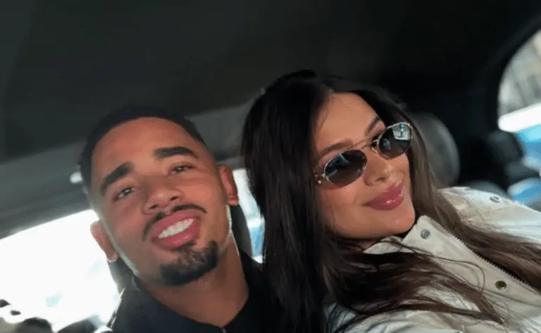 Gabriel Jesus e Raiane