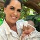 Graciele Lacerda e a filha Clara