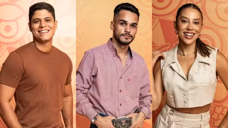 Guilherme, João Pedro e Renata disputam a final. (Foto: Fábio Rocha, Globo)