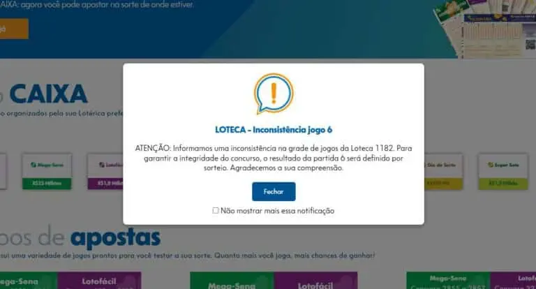 Inconsistencia Loteca