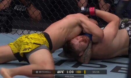 Jean Silva Finaliza - Foto: UFC 314