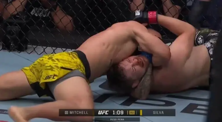 Jean Silva Finaliza - Foto: UFC 314