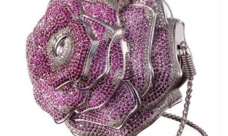 Bolsa Judith Leiber Precious Rose