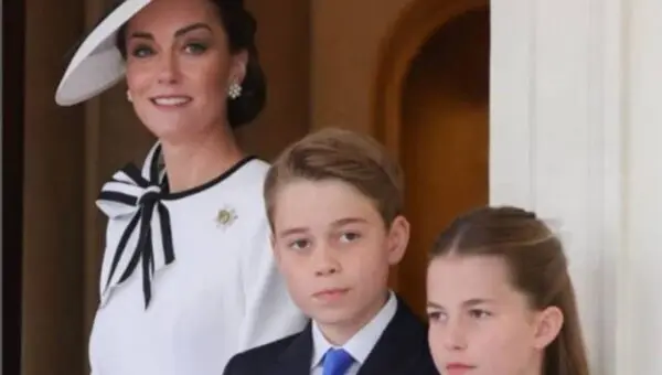 Kate Middleton, principe George e princesa Charlotte