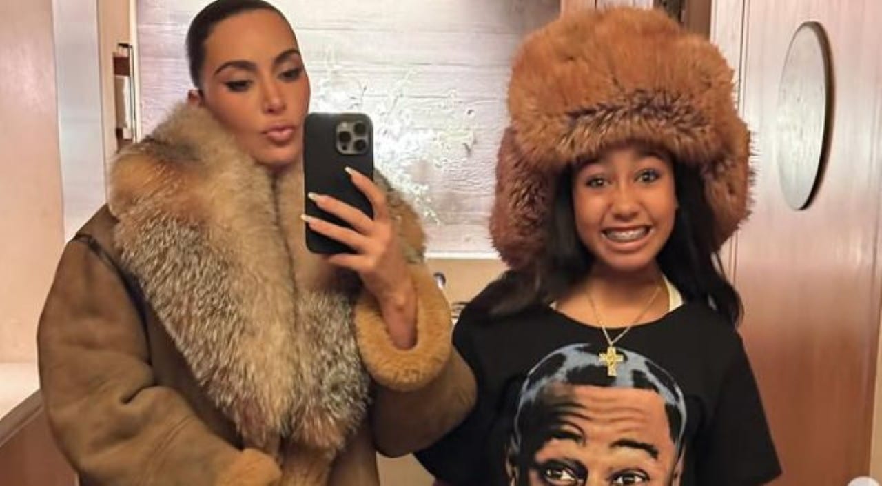 Kim Kardashian e North West