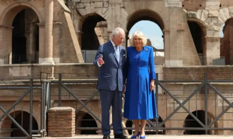 King and Queen visit Italy
