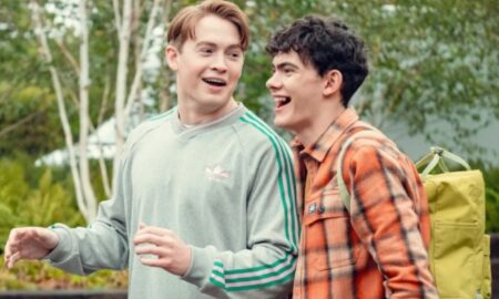 Kit Connor e Joe Locke em Heartstopper