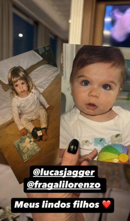 Luciana Gimenez compartilha fotos nostalgicas