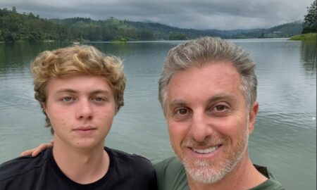 Luciano Huck e filho