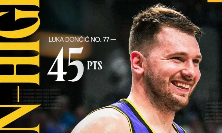 Luka Doncic 45 pontos