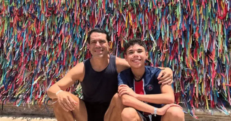 Marcus Buaiz e filho