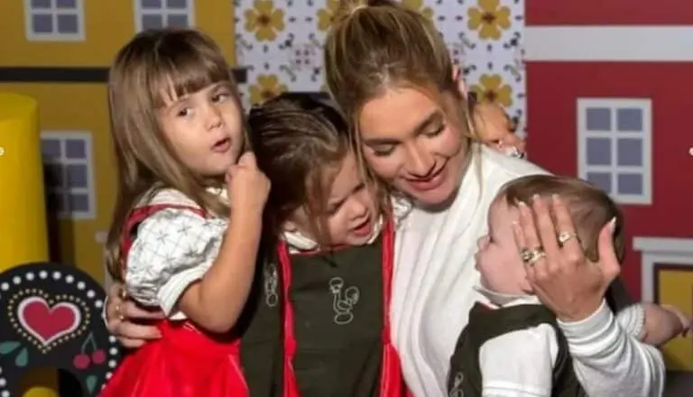 Maria Alice, Maria Flor, Virginia e Zé Leonardo