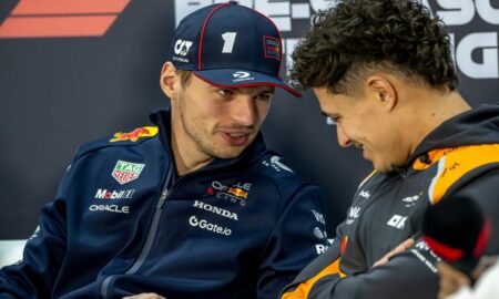 Max Verstappen e Lando Norris