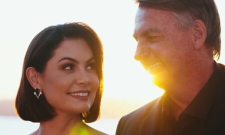 Michelle Bolsonaro e Jair Bolsonaro