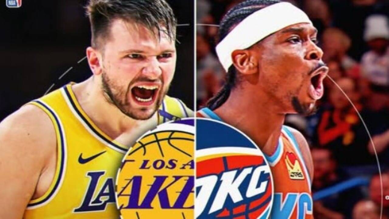 Onde assistir OKC Thunder x Los Angeles Lakers ao vivo: horário, escalações e destaques do jogo