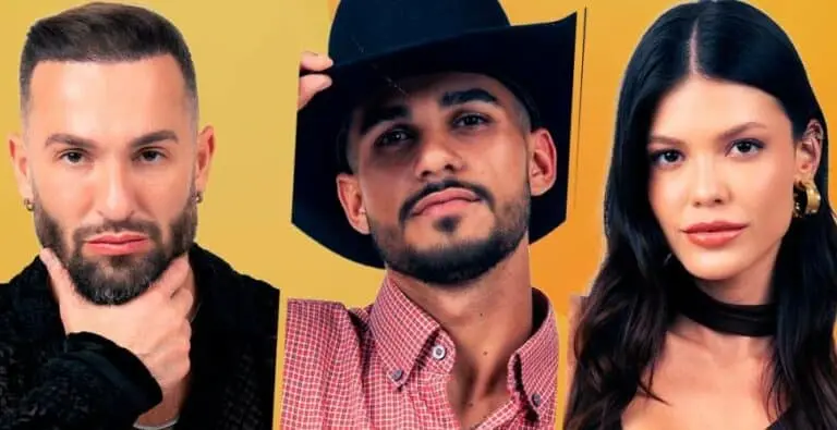 BBB 25: Diego, João e Vitória estão no Paredão - Foto: Globo