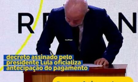 Presidente Lula assina decreto de antecipação do 13 do INSS