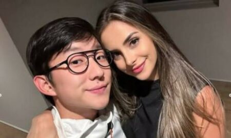 Pyong Lee e namorada