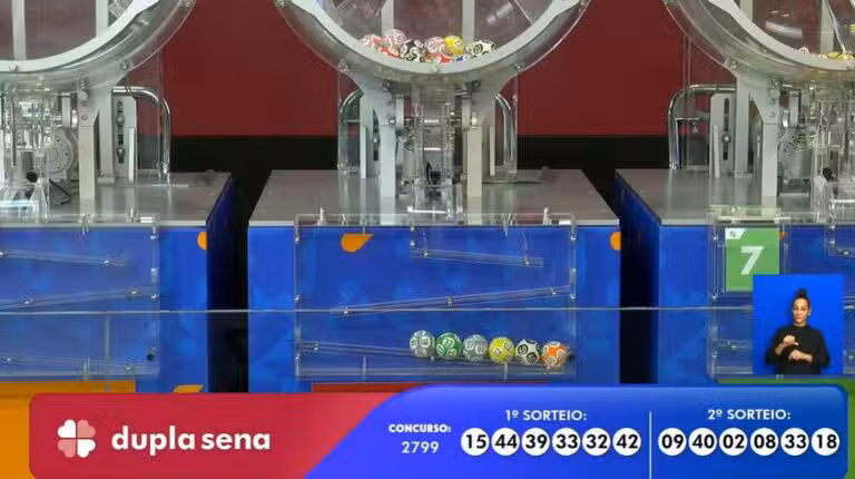 Resultado Dupla Sena 2799 no Espaço da Sorte com R$ 300 mil em jogo