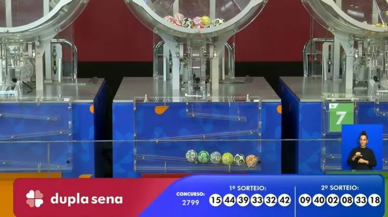 Resultado Dupla Sena 2799 no Espaço da Sorte com R$ 300 mil em jogo
