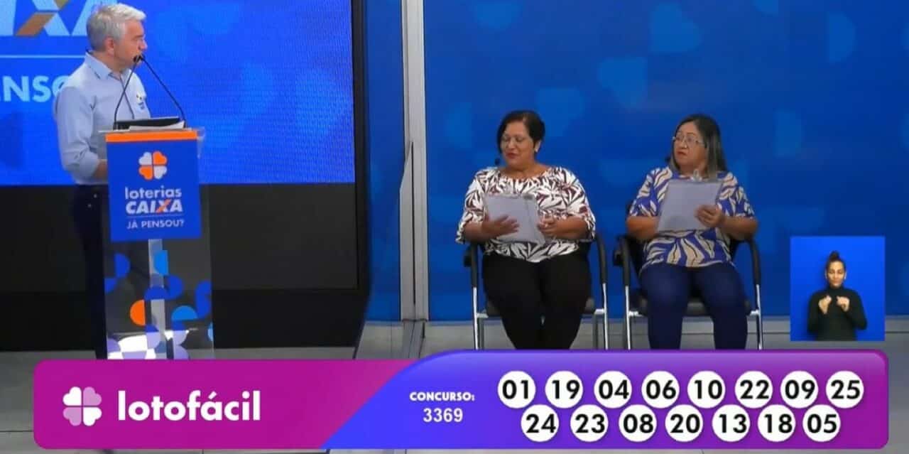 Resultado Lotofácil 3369