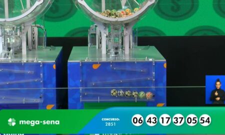 Resultado Mega-Sena 2851 na Caixa paga R$ 30 milhões em prêmio: 06 - 43 - 17 - 37 - 05 - 54