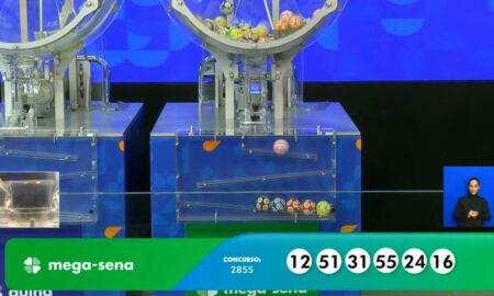 Resultado Mega-sena 2855 com prêmio de R$ 25 milhões no concurso das Loterias Caixa