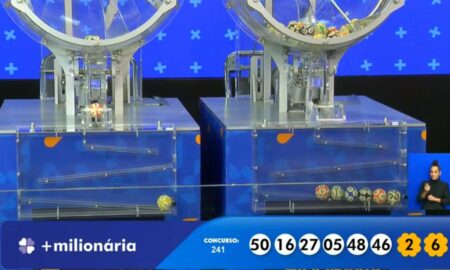 Resultado +Milionária 241 na Caixa com R$ 67 milhões neste sábado: 50 - 16 - 27 - 05 - 48 - 46 Trevos 2 e 6