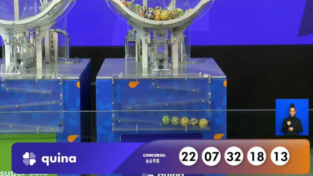 Resultado Quina 6698