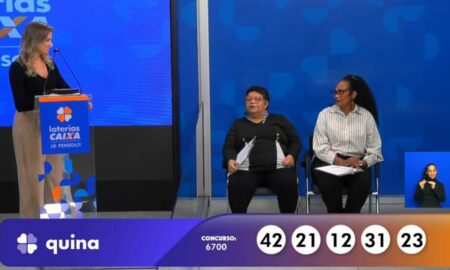 Resultado Quina 6700 com prêmio de R$ 664 mil nas Loterias Caixa: 42 - 21 - 12 - 31 - 23