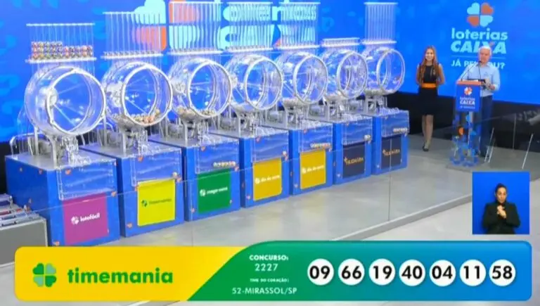 Resultado Timemania 2227